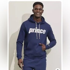 Prince Pickleball Men's Fleece Hooded
Pullover Sweatshirt - Navy Blue new